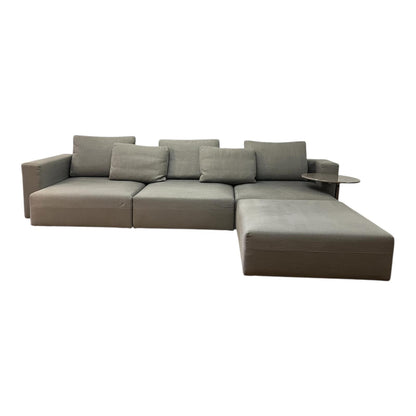 Hochwertiges graues Ecksofa von Minotti Art.-Nr. 532