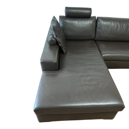 Ecksofa von ArtaNova Switzerland aus echtem Leder Art.-Nr. 501