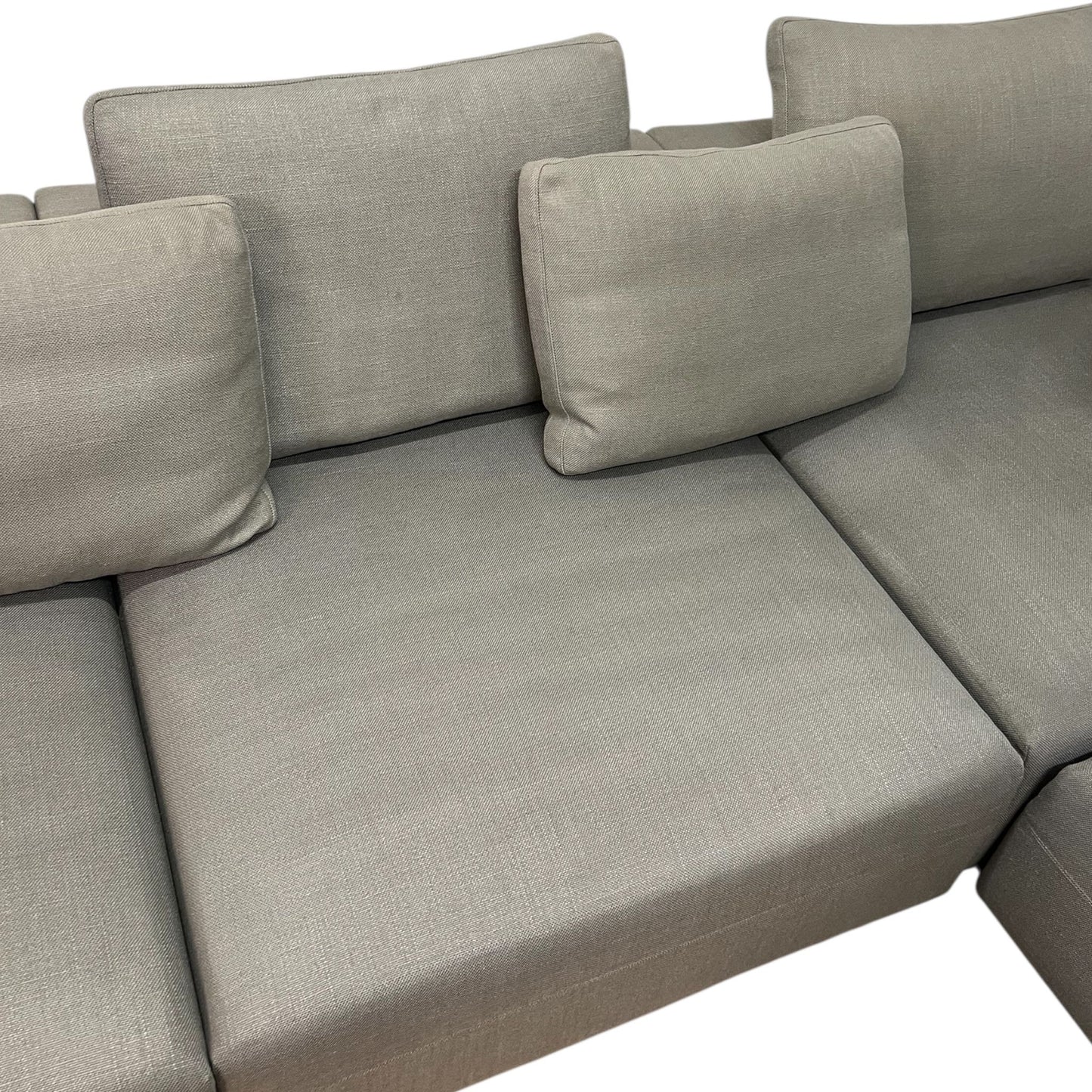 Hochwertiges graues Ecksofa von Minotti Art.-Nr. 532