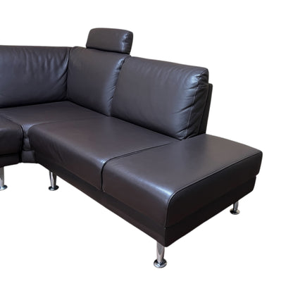 Echtleder-Ecksofa von Horst Möbeln in Braun Art.-Nr. 544