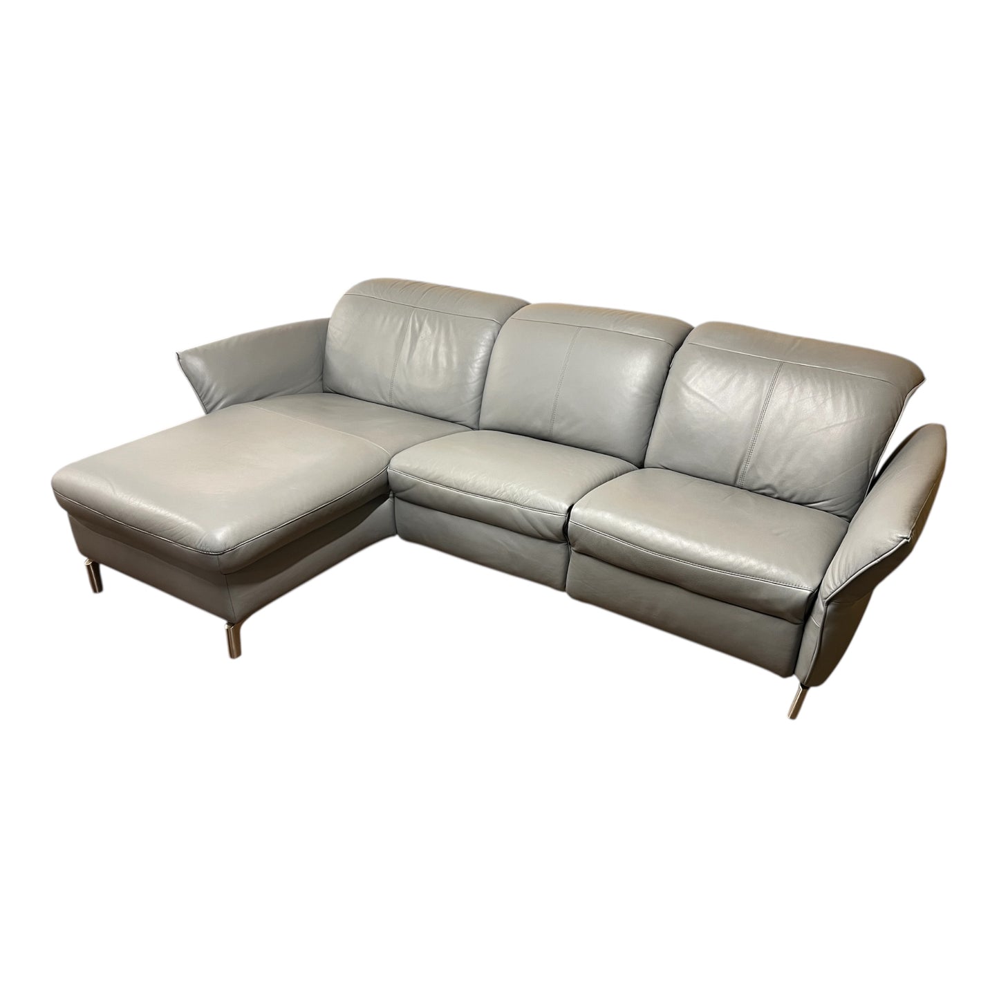 Hochwertiges Ecksofa aus echtem Leder von Van Bloom. Art.-Nr. 530