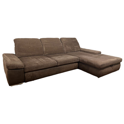 Ecksofa mit Bettfunktion, Stauraum und Hocker Art.-Nr. 512