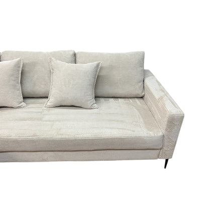 Ecksofa in Beige (Cord) Art.- Nr. 546
