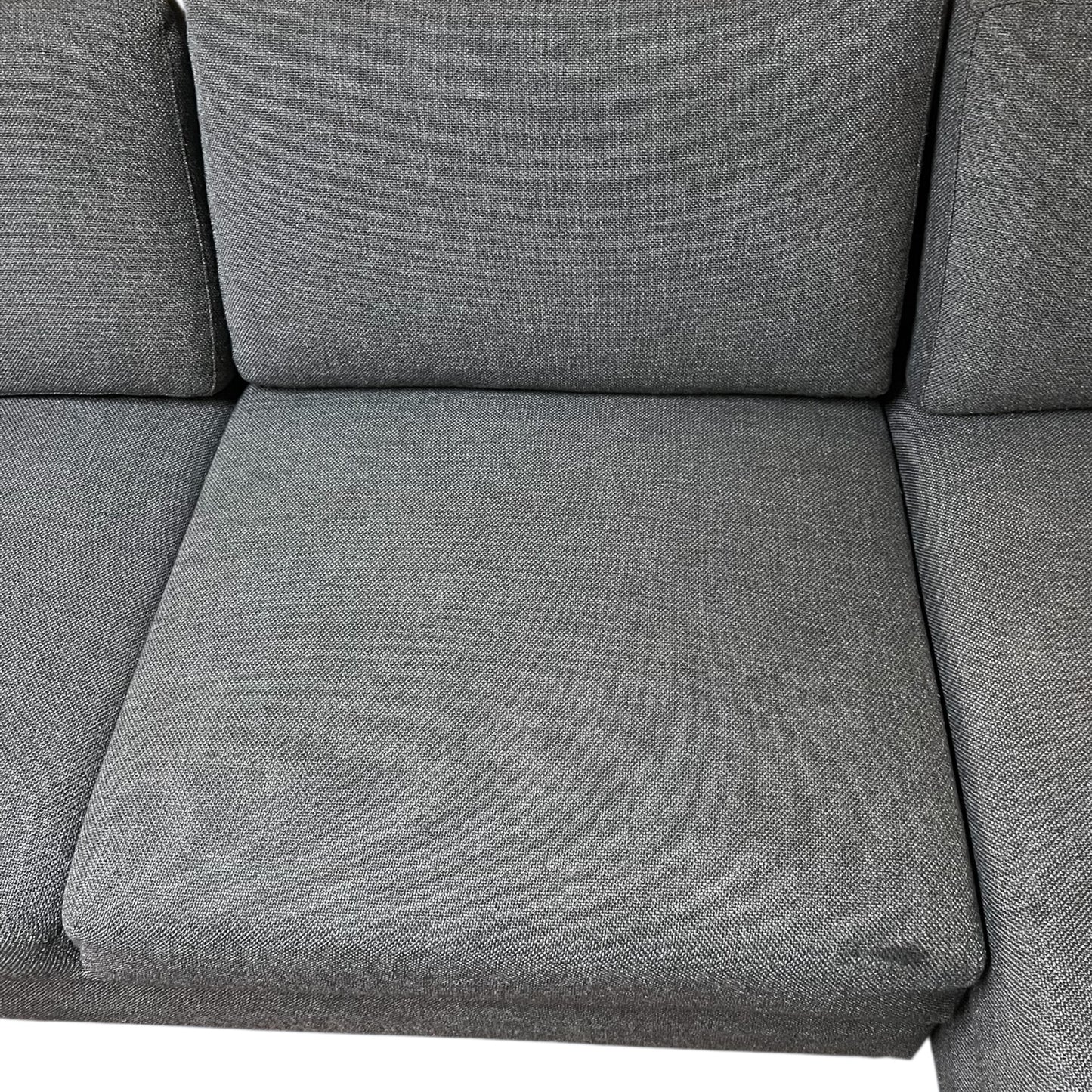 Dunkelgraues U-förmiges Sofa von Ikea mit 2 Stauräumen Art.-Nr. 519