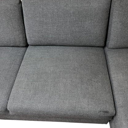 Dunkelgraues U-förmiges Sofa von Ikea mit 2 Stauräumen Art.-Nr. 519