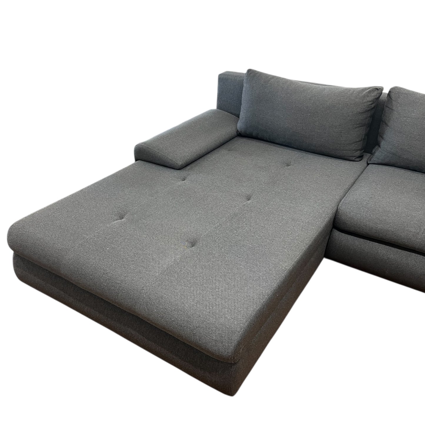 Ecksofa in Grau mit Bettfunktion und Stauraum Art.-Nr. 505