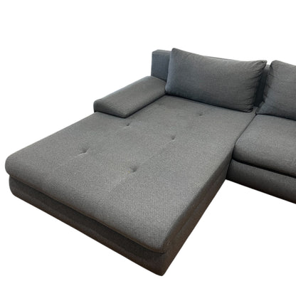 Ecksofa in Grau mit Bettfunktion und Stauraum Art.-Nr. 505