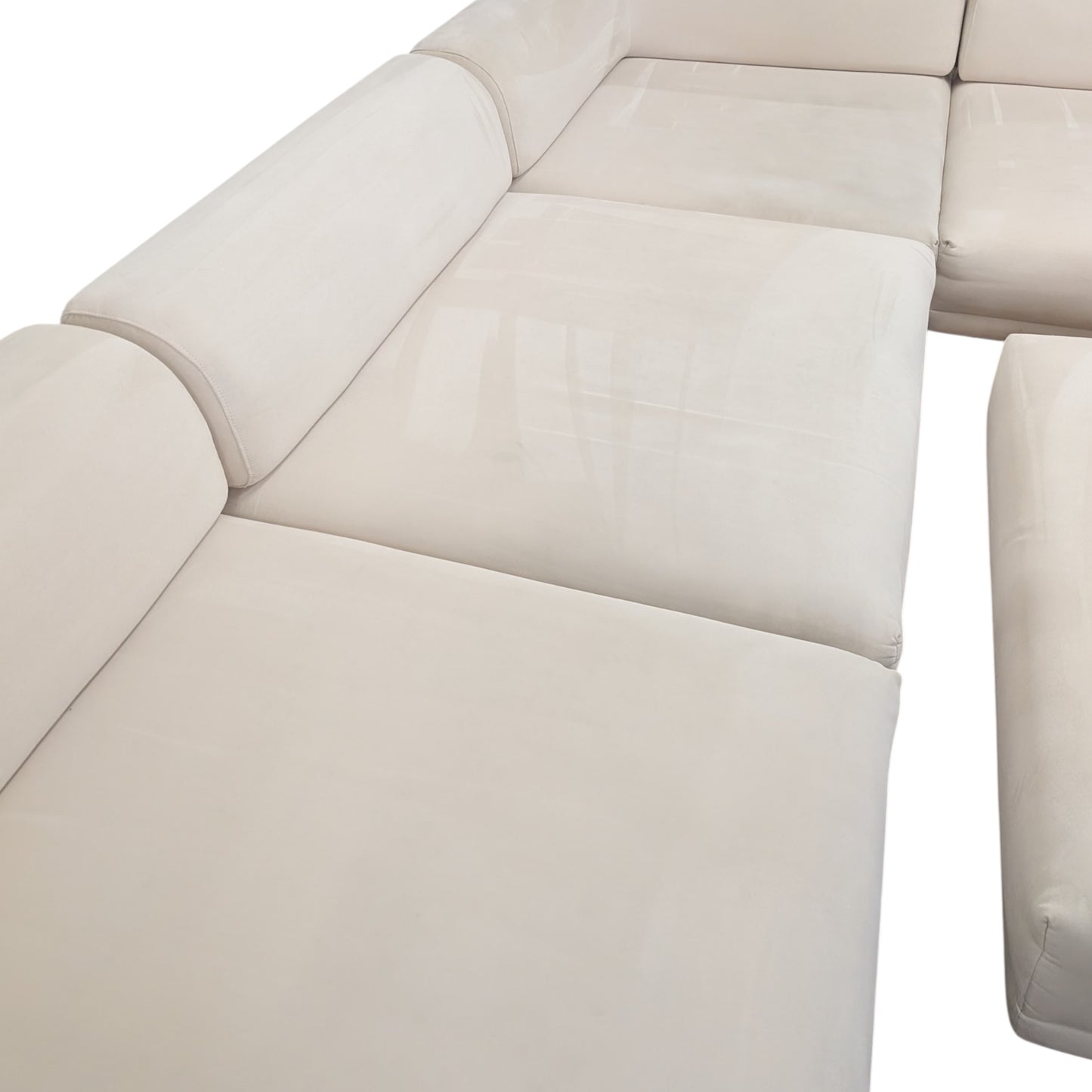 Hochwertiges Ecksofa mit Hocker von Bullfrog Art.-Nr. 461