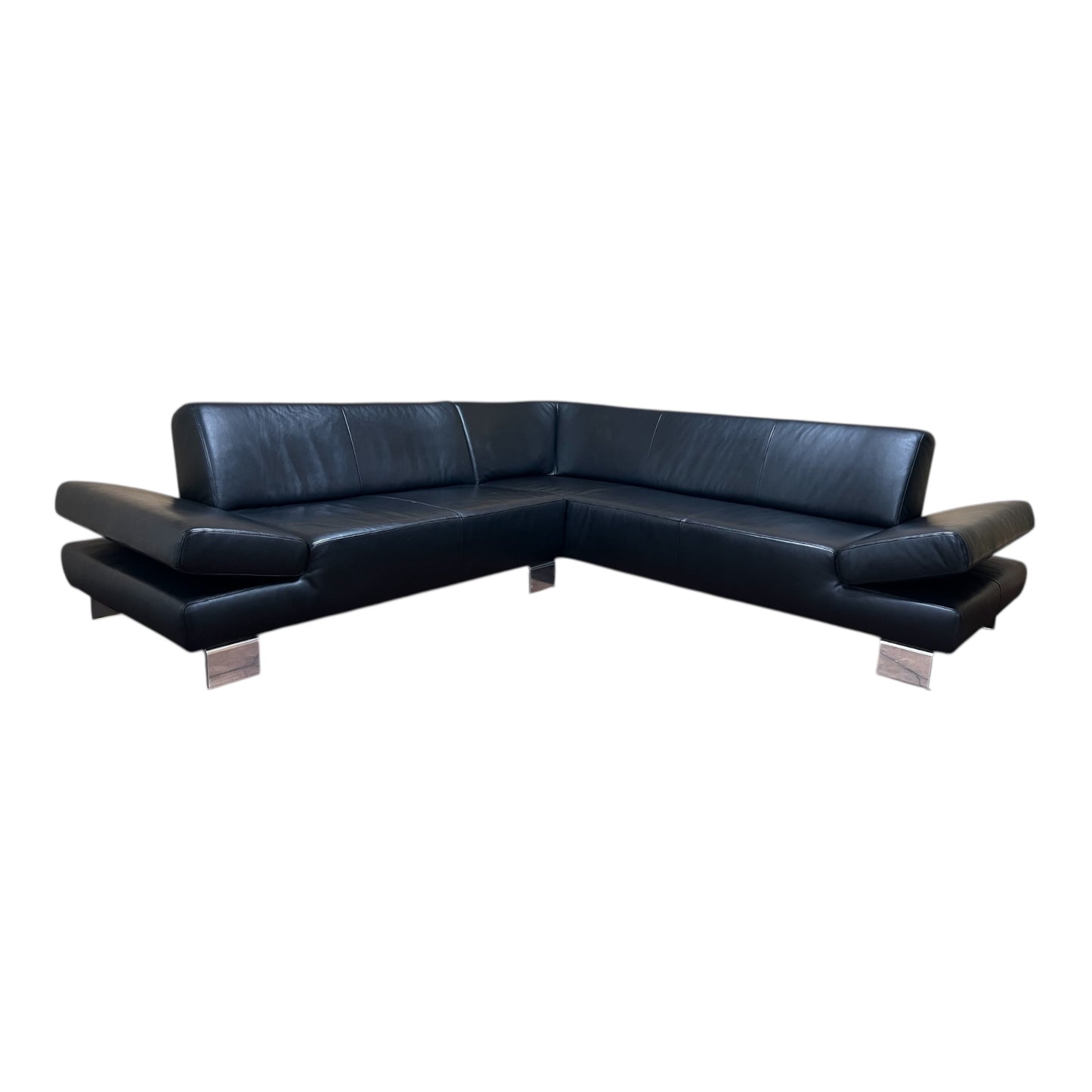 Hochwertiges Echtleder-Ecksofa von w. Schillig Art.-Nr. 561