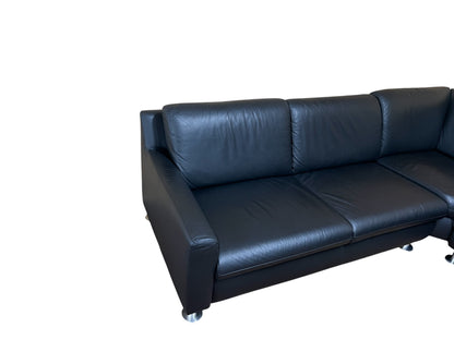 Ecksofa aus echtem Leder von Willi Schillig. Art.-Nr. 036