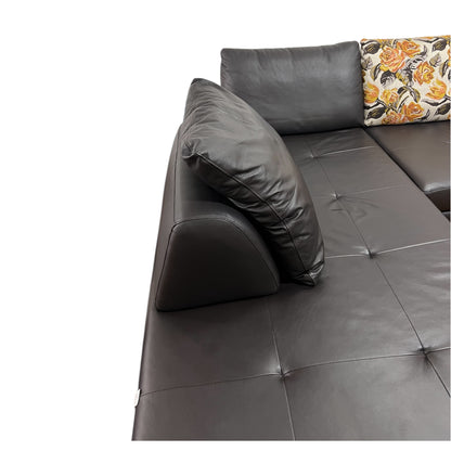 Hochwertiges Ecksofa aus echtem Leder von W. Schillig. Art.- Nr. 526
