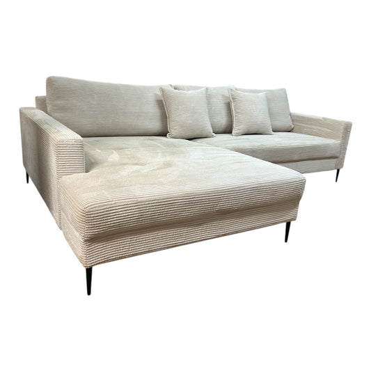 Ecksofa in Beige (Cord) Art.- Nr. 546