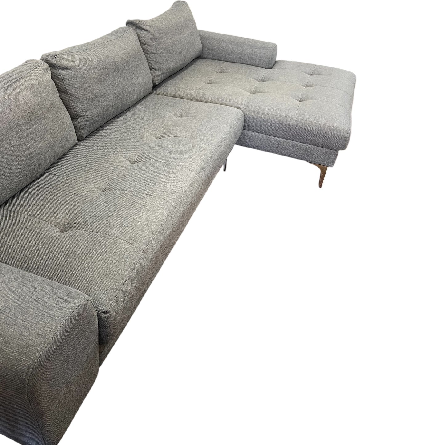 Graues Ecksofa von Micasa Art.-Nr 475
