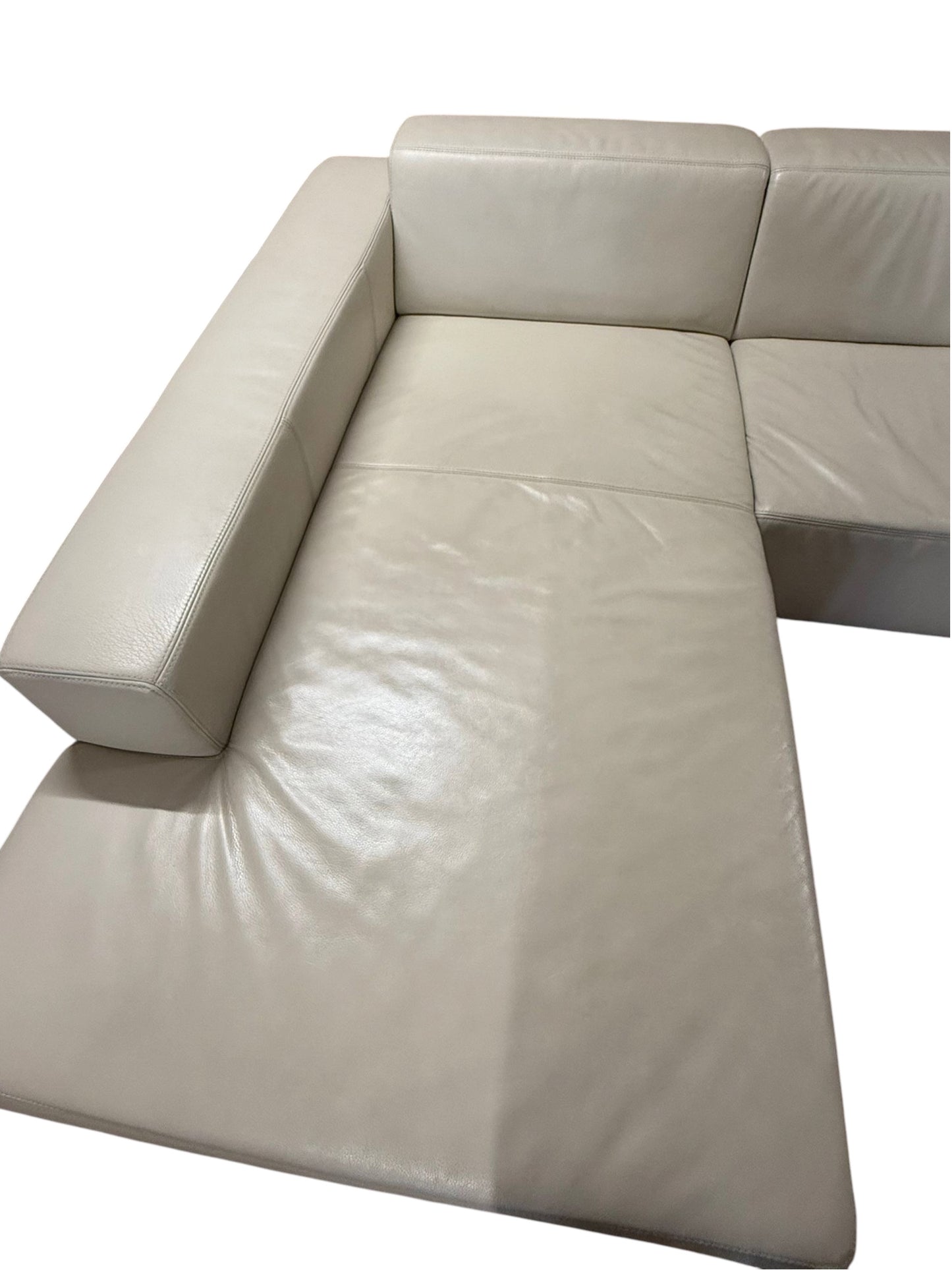 Ecksofa aus echtem Leder von E. Schillig Art.-Nr. 037