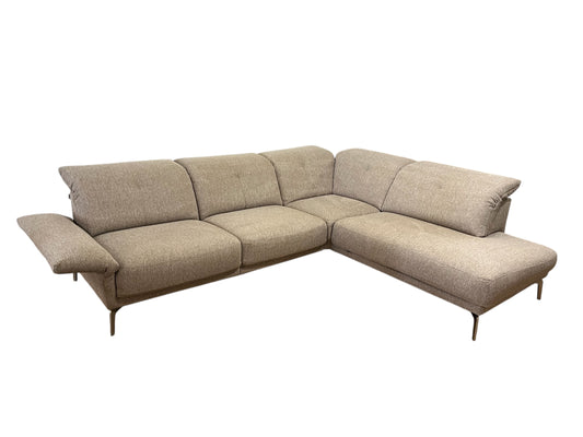 Ecksofa in Braun/Beige von Möbel Schwyter Art.-Nr. 015