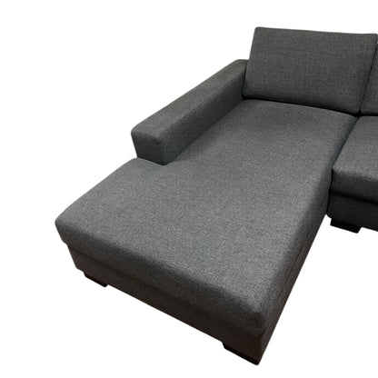 Dunkelgraues U-förmiges Sofa von Ikea mit 2 Stauräumen Art.-Nr. 519