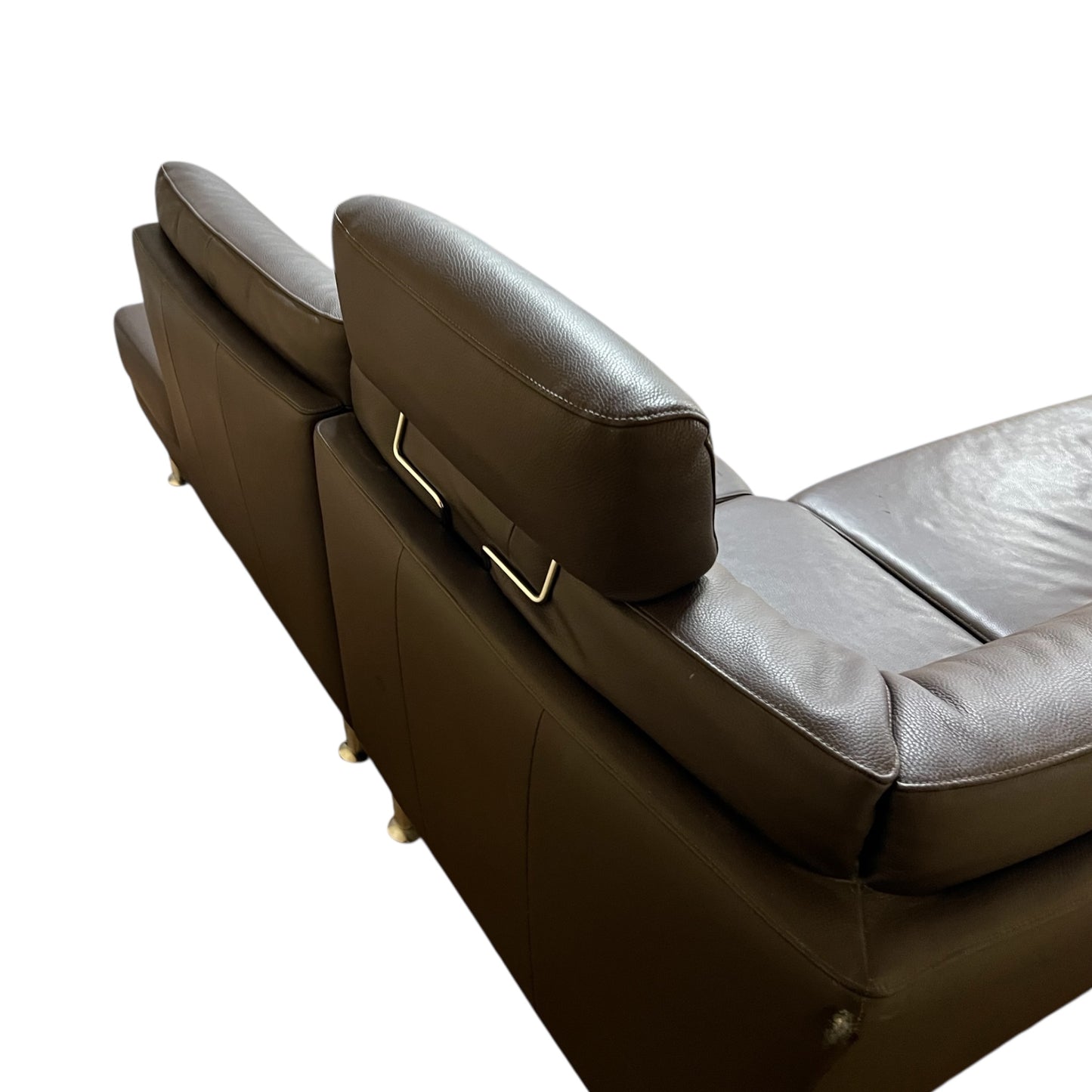 Echtleder-Ecksofa von Horst Möbeln in Braun Art.-Nr. 544