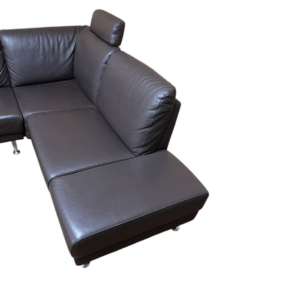 Echtleder-Ecksofa von Horst Möbeln in Braun Art.-Nr. 544