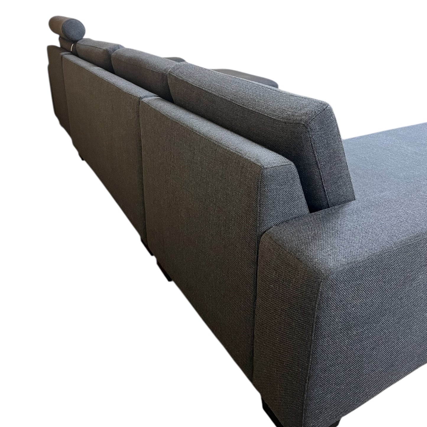 Dunkelgraues U-förmiges Sofa von Ikea mit 2 Stauräumen Art.-Nr. 519