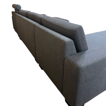 Dunkelgraues U-förmiges Sofa von Ikea mit 2 Stauräumen Art.-Nr. 519
