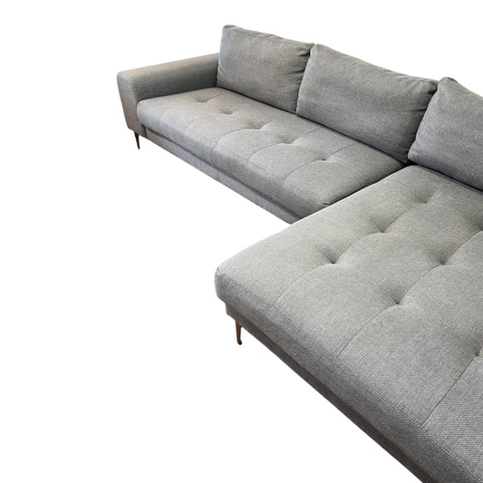 Graues Ecksofa von Micasa Art.-Nr 475