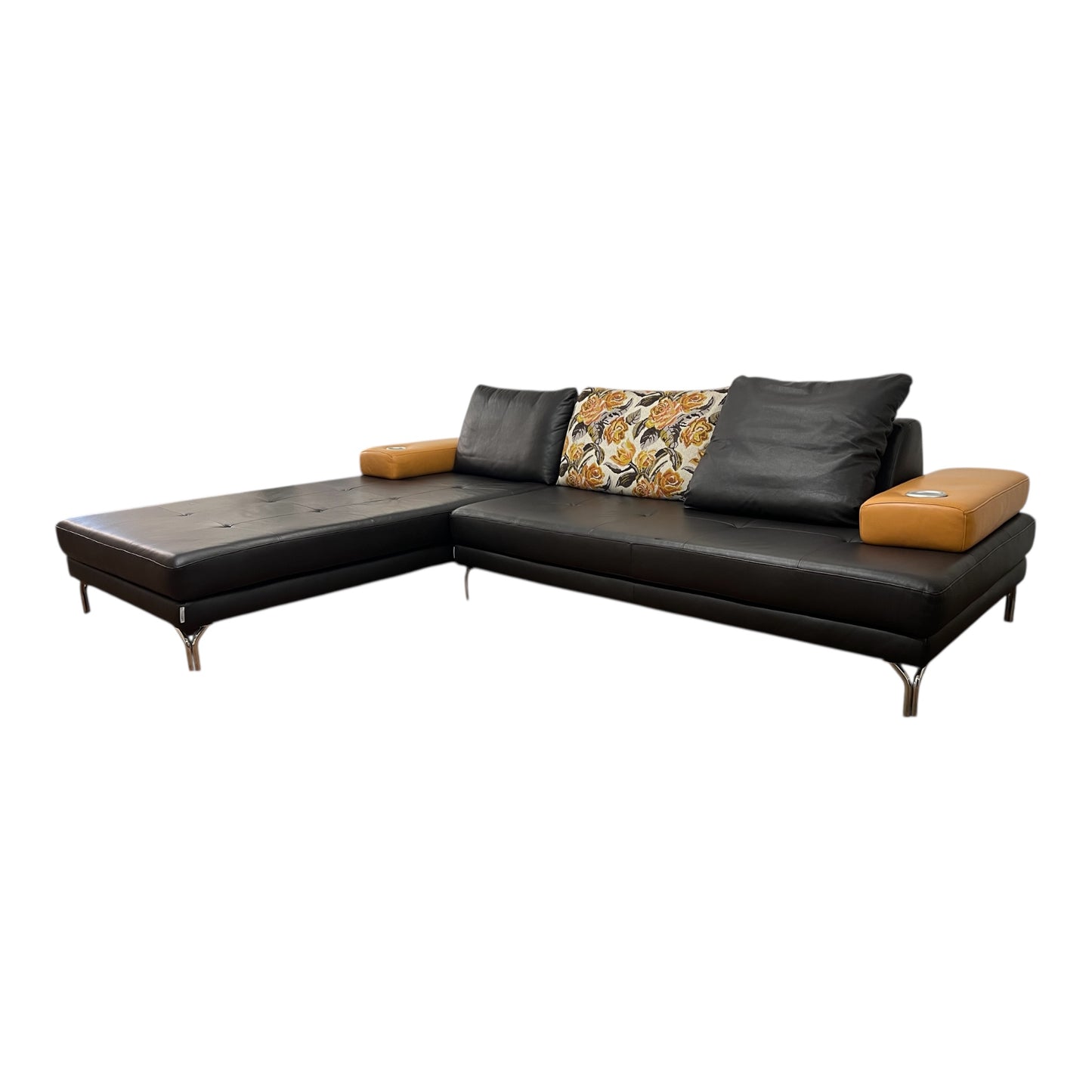 Hochwertiges Ecksofa aus echtem Leder von W. Schillig. Art.- Nr. 526