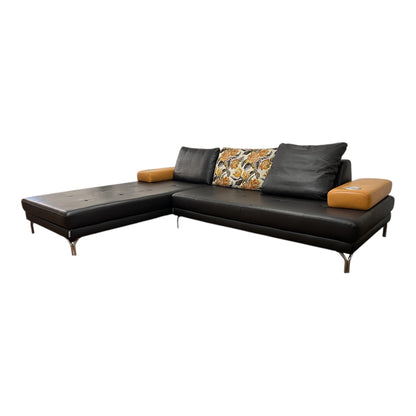 Hochwertiges Ecksofa aus echtem Leder von W. Schillig. Art.- Nr. 526