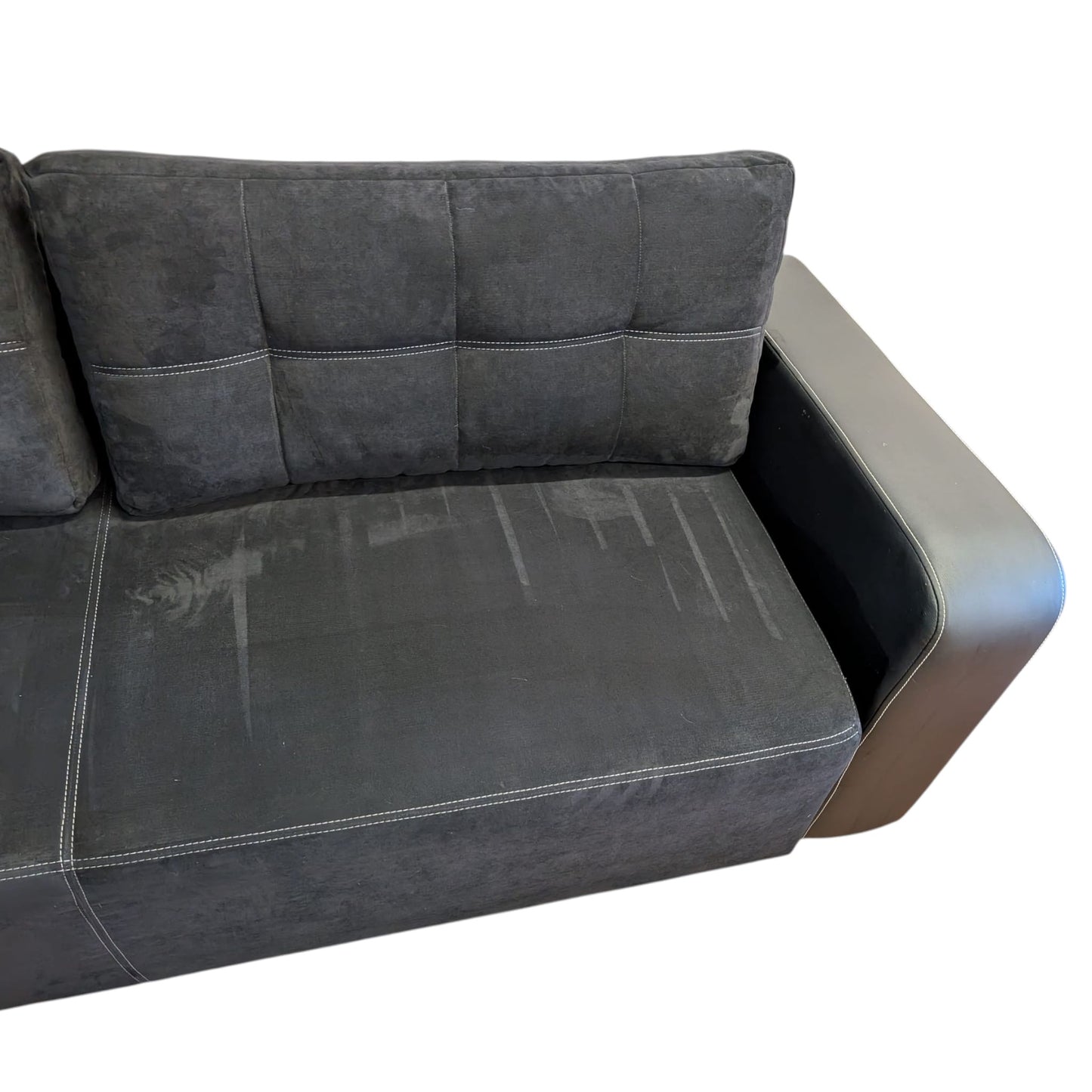 Schwarzes Bettsofa mit Stauraum Art.-Nr. 383