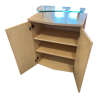 Hochwertiges Wohnwand-Set aus Holz. Art.-Nr. 458