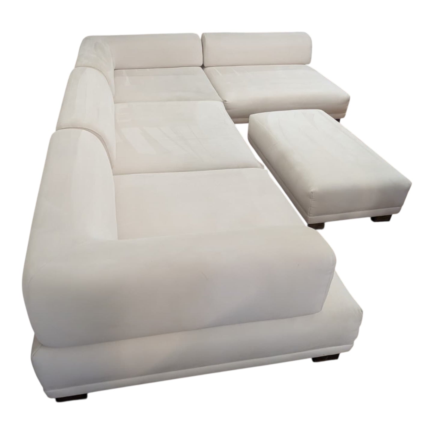 Hochwertiges Ecksofa mit Hocker von Bullfrog Art.-Nr. 461