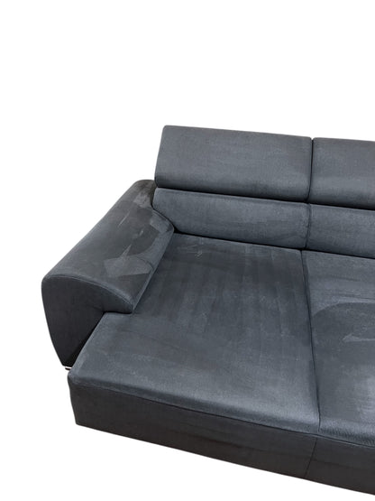 Grosses Ecksofa mit elektrisch verstellbarer Sitzfläche. Art.-Nr. 576
