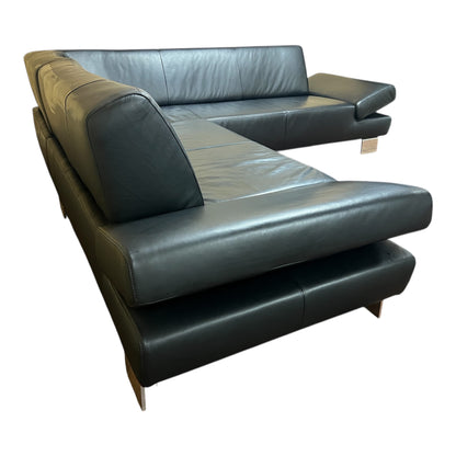 Hochwertiges Echtleder-Ecksofa von w. Schillig Art.-Nr. 561