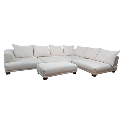 Hochwertiges Ecksofa mit Hocker von Bullfrog Art.-Nr. 461