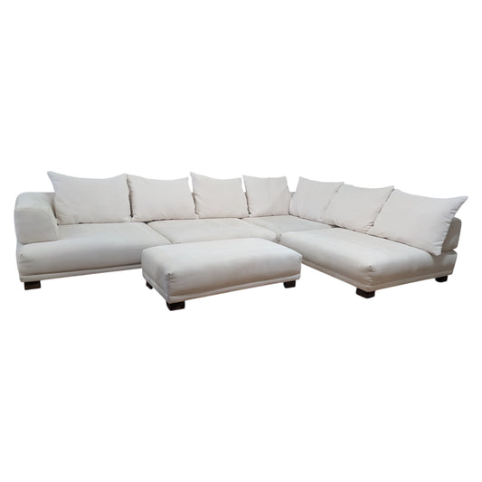 Hochwertiges Ecksofa mit Hocker von Bullfrog Art.-Nr. 461
