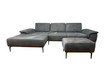 Ecksofa von W. Schillig mit passendem Hocker Art.- Nr. 057