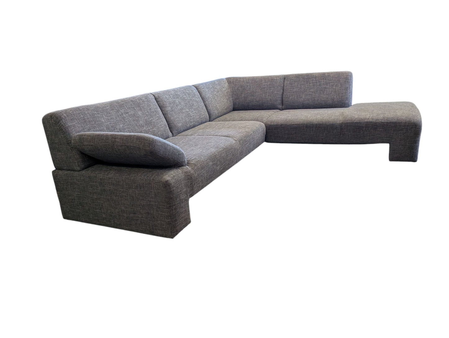 Graues Ecksofa von Candy Möbel Art.-Nr.199