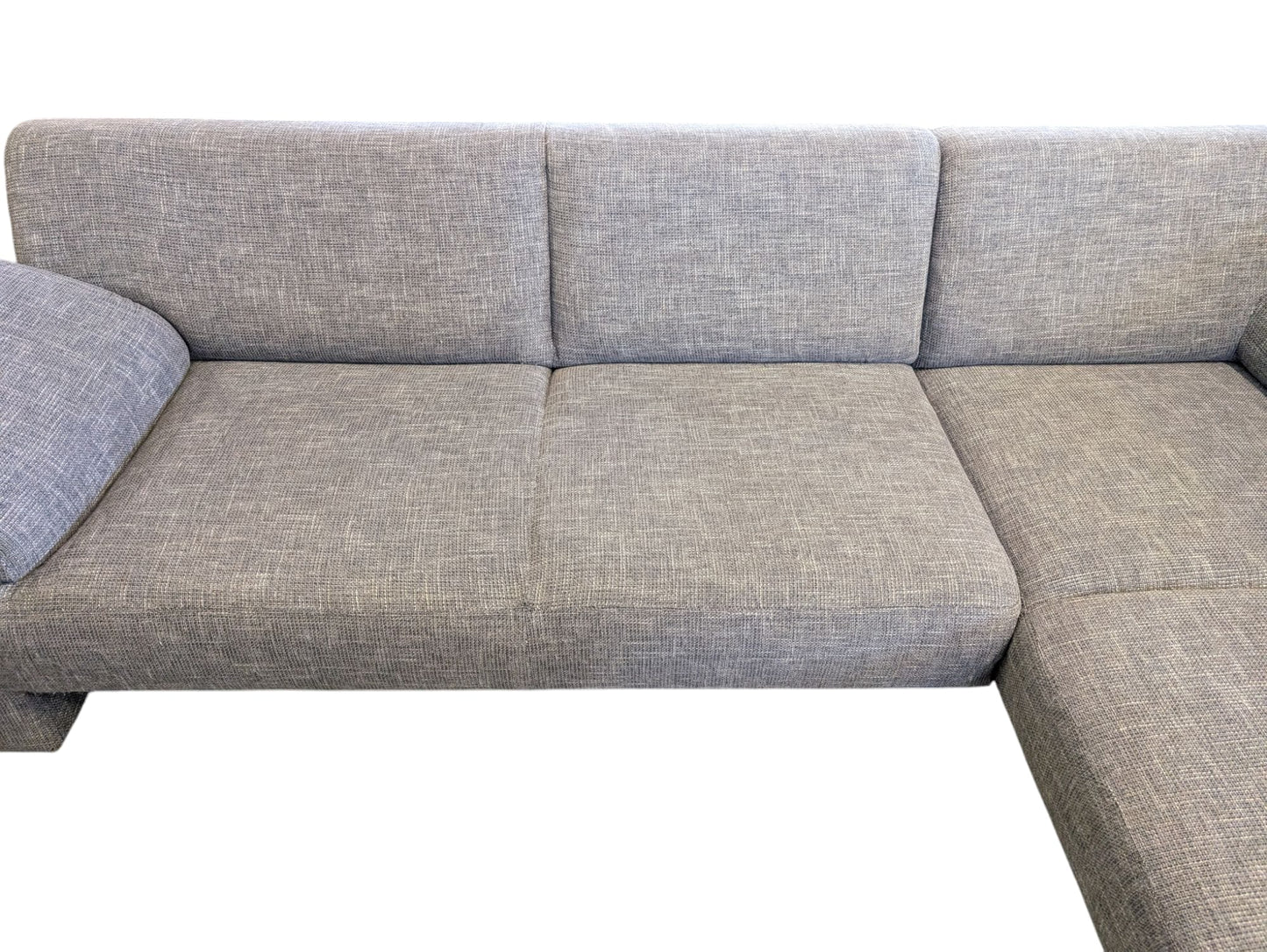 Graues Ecksofa von Candy Möbel Art.-Nr.199