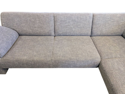 Graues Ecksofa von Candy Möbel Art.-Nr.199