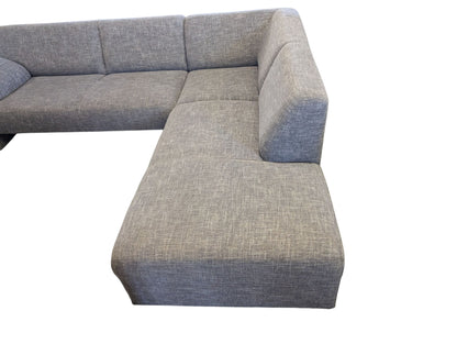Graues Ecksofa von Candy Möbel Art.-Nr.199