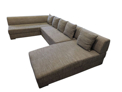 U-förmiges Sofa in Beige-Braun Art.-Nr.255