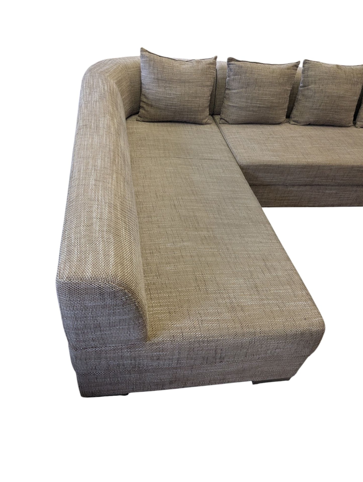 U-förmiges Sofa in Beige-Braun Art.-Nr.255