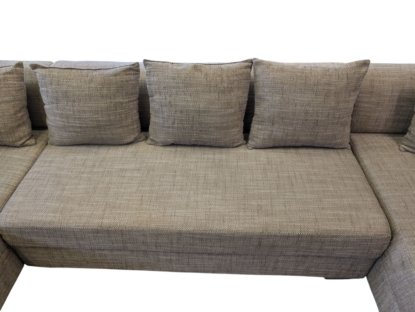 U-förmiges Sofa in Beige-Braun Art.-Nr.255