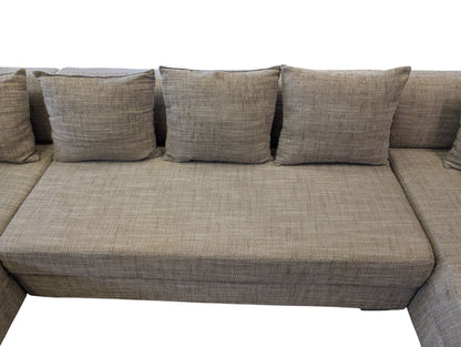 U-förmiges Sofa in Beige-Braun Art.-Nr.255