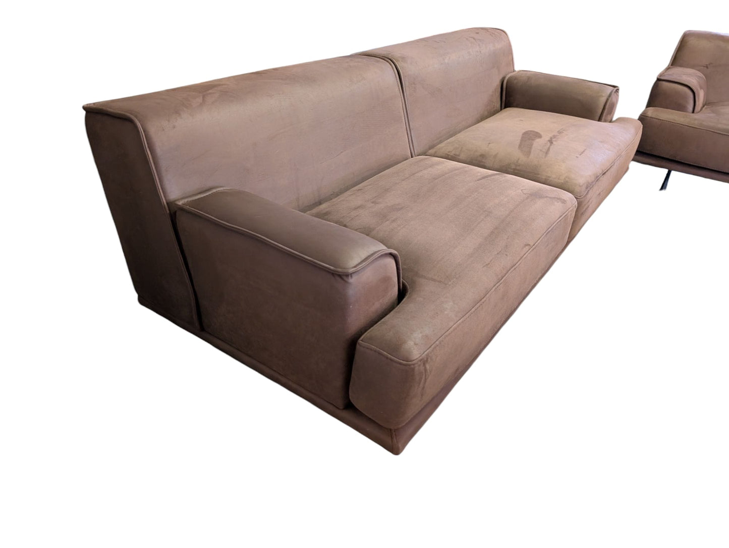 2 braune Sofas Set Art.-Nr.279