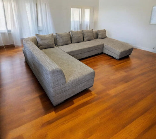 U-förmiges Sofa in Beige-Braun Art.-Nr.255