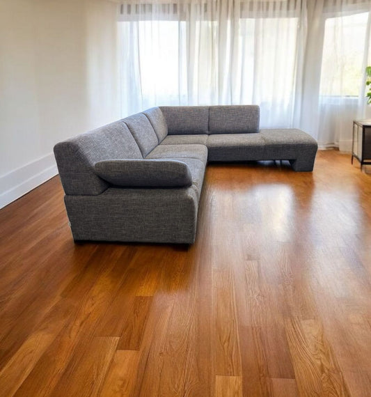 Graues Ecksofa von Candy Möbel Art.-Nr.199
