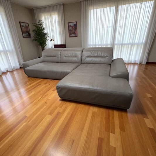 Hochwertiges Ecksofa aus Echtleder von interliving Art.-Nr. 427