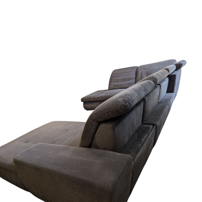U-förmiges braunes Sofa mit Stauraum Art.-Nr.333