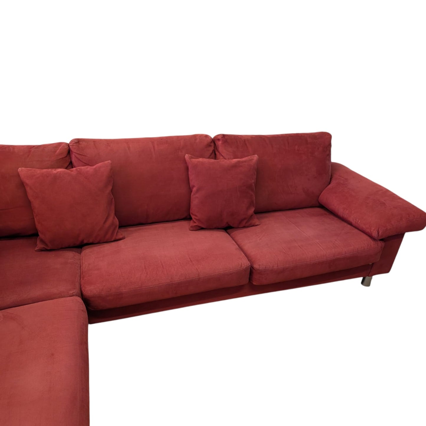 Ecksofa aus hochwertigem Alcantara von classics by Pfister Art.-Nr. 369