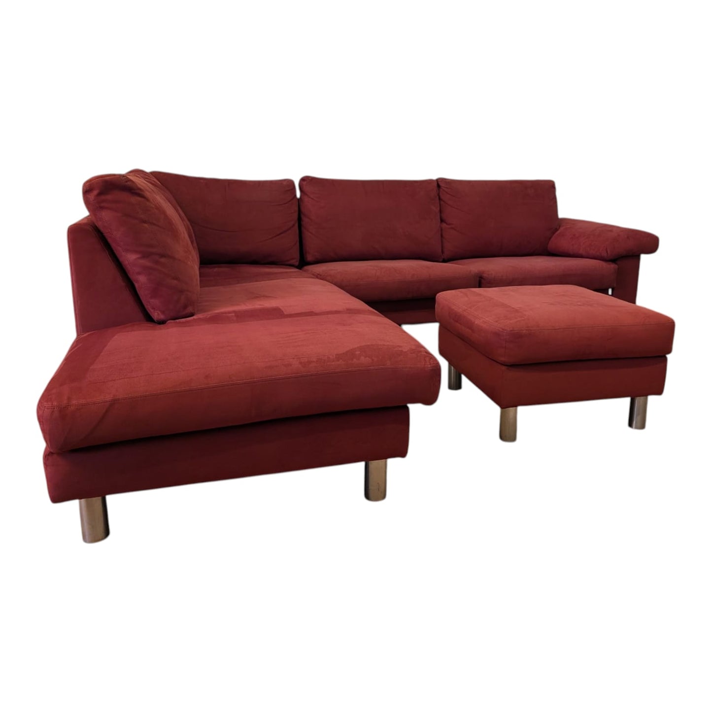 Ecksofa aus hochwertigem Alcantara von classics by Pfister Art.-Nr. 369